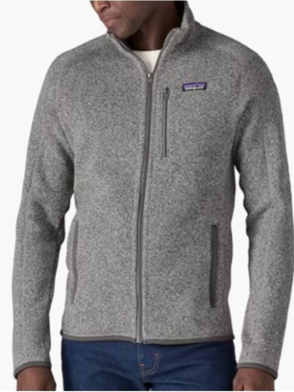 Patagonia Men’s “Better Sweater” Charcoal Gray Full-Zip Fleece Jacket Medium